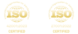 ISO 42001:2023 Certified and ISO 27001:2022 Certified